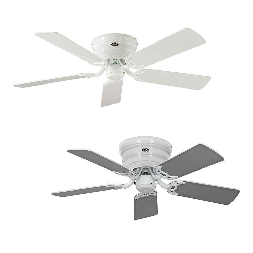 Ceiling fan Classic FLAT white extra flat in various sizes Ceiling fans ...